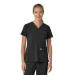 Scrub Top (C13210) - Black