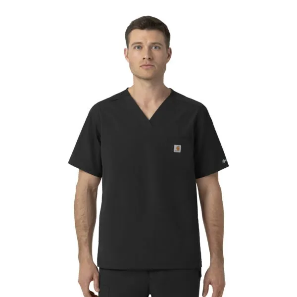 Scrub Top (C16239) - Black