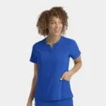 Womens Epic Notched Top (4802) - Royal Blue